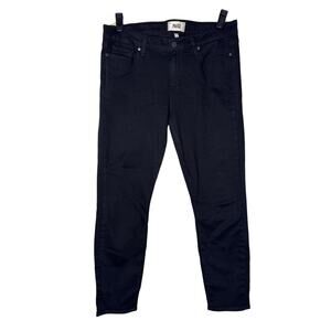 PAIGE Verdugo Crop Black Skinny Jeans Women’s Size 32